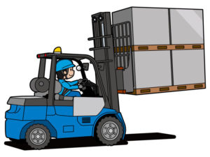 倉庫内作業(フォークリフト)/車通勤OK♪