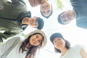 アドベンチャー施設の運営スタッフ